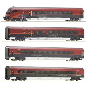 Roco 74037 H0 set van 4 Railjet van de ÖBB