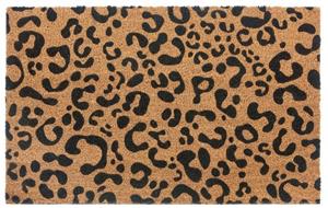HANSE Home Fußmatte Mix Mats Kokos Leopard Look, , rechteckig, Höhe: 15 mm, Schmutzfangmatte, pflegeleicht, robust, UV-Beständig, wasserfest