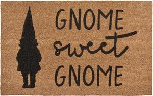 HANSE Home Fußmatte Mix Mats Kokos Sweet Gnome, , rechteckig, Höhe: 15 mm, Schmutzfangmatte, pflegeleicht, robust, UV-Beständig, wasserfest