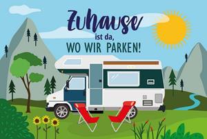 Close Up Fußmatte Camper Fußmatte Caravan Camping Wohnmobil, , Höhe: 40 mm