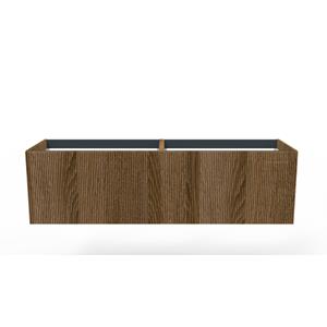 Arcqua Ridge Onderkast - 80x45.5x45cm - 1 lades - push to open - mdf gefolied - oak cafe ONK509573