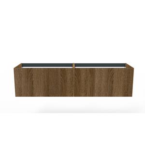 Arcqua Ridge Onderkast - 90x45.5x45cm - 1 lades - push to open - mdf gefolied - oak cafe ONK505245