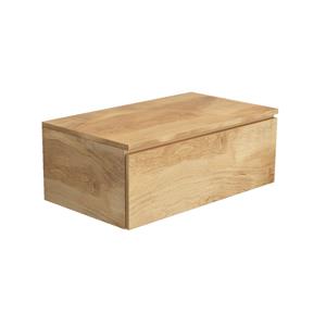 Arcqua Living Onderkast - 80x46x30cm - 1 lades - greeploos - gemelamineerd spaanplaat - oak natural ONK483579