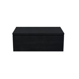 Arcqua Living Onderkast - 80x46x30cm - 1 lades - greeploos - gemelamineerd spaanplaat - oak black ONK494185