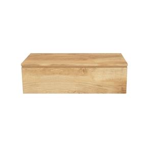 Arcqua Living Onderkast - 100x46x30cm - 1 lades - greeploos - gemelamineerd spaanplaat - oak natural ONK483677