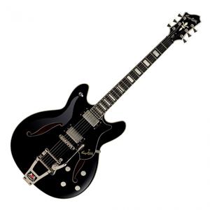 Hagström Tremar Viking Deluxe Black