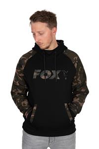 Fox Black / Camo Raglan Hoodie XXX-Large