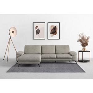 sit&more Hoekbank Cabana L-vorm Récamier, naar keuze met zitdiepte, armleuning en hoofdeinde