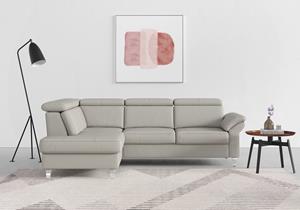sit&more Hoekbank Arngast L-vorm met verstelbare hoofdsteun en binnenvering