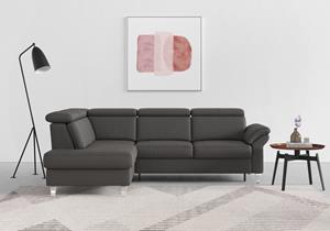 sit&more Hoekbank Arngast L-vorm met verstelbare hoofdsteun en binnenvering