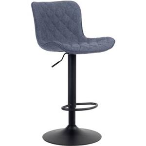 CLP Barhocker Emma Stoff Blau