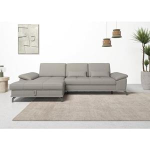 Places of Style Hoekbank Costello 3 nierkussens, optionele bedfunctie en bedlade
