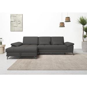 Places of Style Hoekbank Costello 3 nierkussens, optionele bedfunctie en bedlade