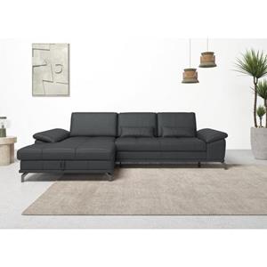 Places of Style Hoekbank Costello 3 nierkussens, optionele bedfunctie en bedlade