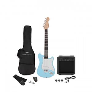 Gear4Music VISIONSTRING 3/4 Electric Guitar Pack Blue