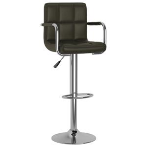 vidaXL Barstoelen 2 st kunstleer bruin