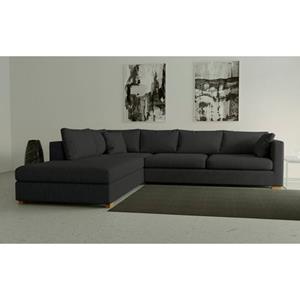 Guido Maria Kretschmer Home&Living Ecksofa Arles, in diversen Stoffqualitäten, im Baumwoll-/Leinenmix, mit Eichenbeinen