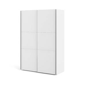 ebuy24 Kleiderschrank Saskia Schiebetürenschrank B147 cm 2 Türen weiß.