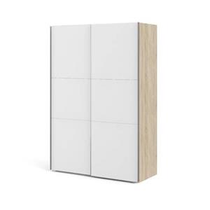 ebuy24 Kleiderschrank Saskia Schiebetürenschrank B147 cm 2 Türen Eichens (1-St)