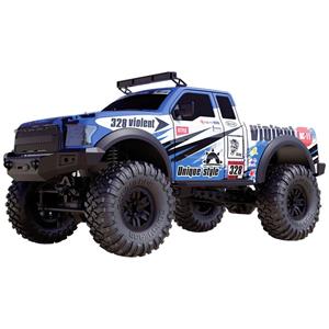 AMEWI Dirt Climbing PickUp Race Crawler 4WD 1:10 RTR blau blau/weiß