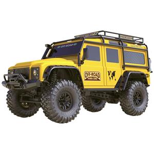 Amewi Dirt Climbing SUV Safari 1:10 Brushed RC auto Elektro Crawler 4WD RTR 2,4 GHz Incl. accu en lader, Met lichteffect, Incl. batterijen