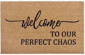 HANSE Home Fußmatte Kokos Perfect Chaos, , rechteckig, Höhe: 15 mm, Pflegeleicht, Robust, Anti-Slip, Naturfaser, Umweltfreundlich