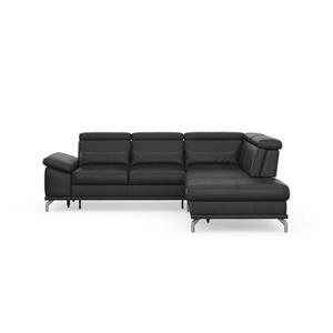 sit&more Hoekbank Cabrio L-vorm, met zitdiepteverstelling, arm- en hoofdsteunverstelling
