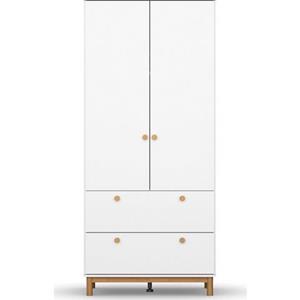 rauch Drehtürenschrank "Freyja", mit natürlichen Massivholzgriffen