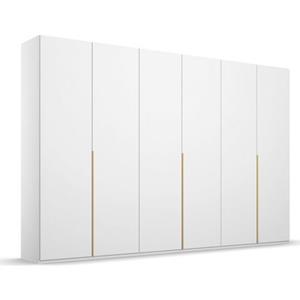 rauch Drehtürenschrank "Skat Glamour", goldene Griffstange und umfangreiche Innenausstattung