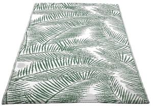 BURI Fußmatte Outdoor-Teppich geflochten Blätter grün 150x90cm Terrasse Balkon Garte, 