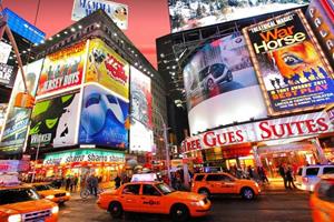 Papermoon Fototapete Time Square