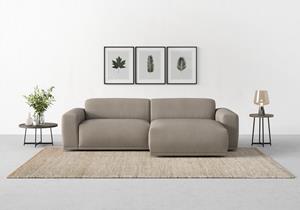 Trendmanufaktur Ecksofa Braga, (2 St.), in moderner Optik, mit hochwertigem Kaltschaum, in Cord bestellbar