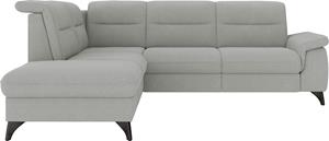 sit&more Hoekbank Astoria L-vorm naar keuze met motorische relaxfunctie