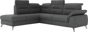 sit&more Hoekbank Astoria L-vorm naar keuze met motorische relaxfunctie