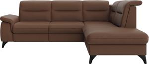 sit&more Hoekbank Astoria L-vorm naar keuze met motorische relaxfunctie