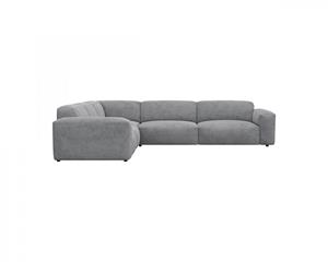 FLEXLUX Hoekbank Lucera, super comfortabel door hoogwaardige zitconstructie met koudschuim