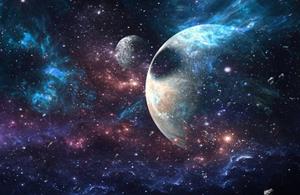 Papermoon Fototapete Universum mit Planeten