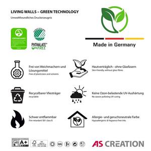 Living walls Fototapete Walls by Patel Deep Green, glatt, Vlies, Wand