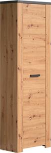 Trendteam Hochschrank Follow, (1 St.), matte Echtholzoptik, ca. 62 cm breit, ausziehbare Kleiderstange