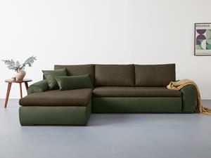 Home affaire Ecksofa Win, wahlweise mit Bettfunktion und Bettkasten
