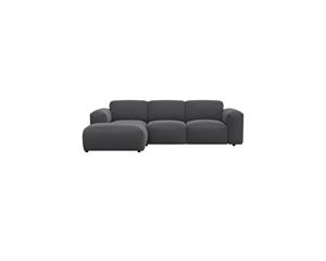 Flexlux Ecksofa Lucera, Skandinavisches Design, In hochwertiger Verarbeitung