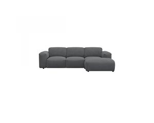 Flexlux Ecksofa Lucera, Skandinavisches Design, In hochwertiger Verarbeitung