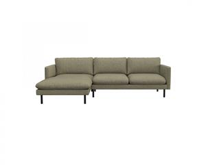 Flexlux Ecksofa Bolzano, Skandinavisches Design, In hochwertiger Verarbeitung