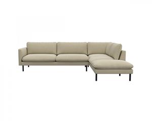 Flexlux Ecksofa Bolzano, Skandinavisches Design, In hochwertiger Verarbeitung