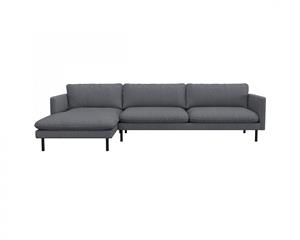 Flexlux Ecksofa Bolzano, Skandinavisches Design, In hochwertiger Verarbeitung