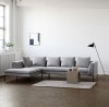 Flexlux Ecksofa Loano, Skandinavisches Design, In hochwertiger Verarbeitung