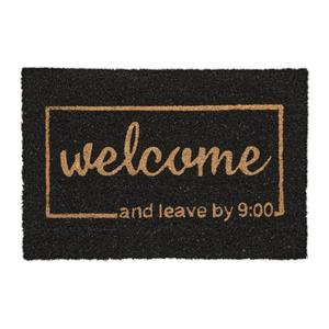 RELAXDAYS Fußmatte Kokos Fußmatte Welcome and leave by 9, , Höhe: 15 mm
