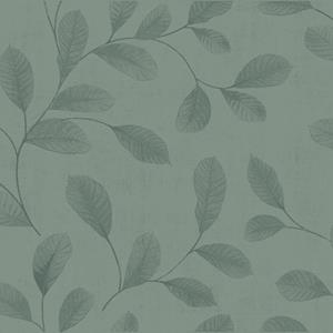 Dutch Wallcoverings Behang Design Leaves Turquoise 12017