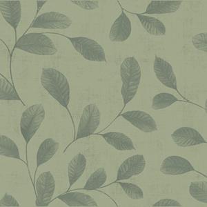 Dutch Wallcoverings Behang Design Leaves Green 12019