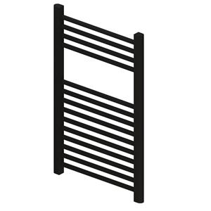 Boss & wessing Radiator  Wingrave 80x60 cm Mat Zwart Zij-Onderaansluiting (517 Watt)